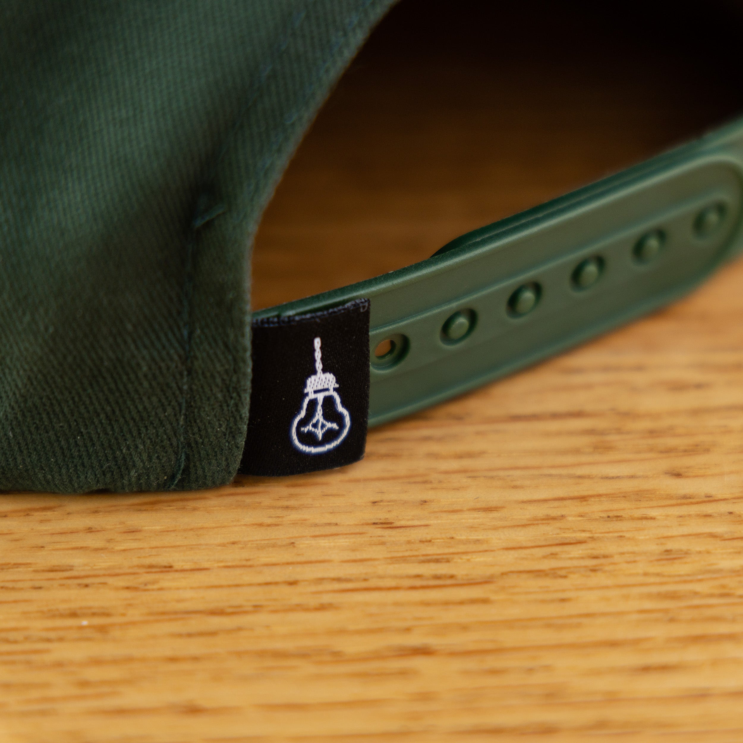 Side Project Embroidered Dark Green Hat