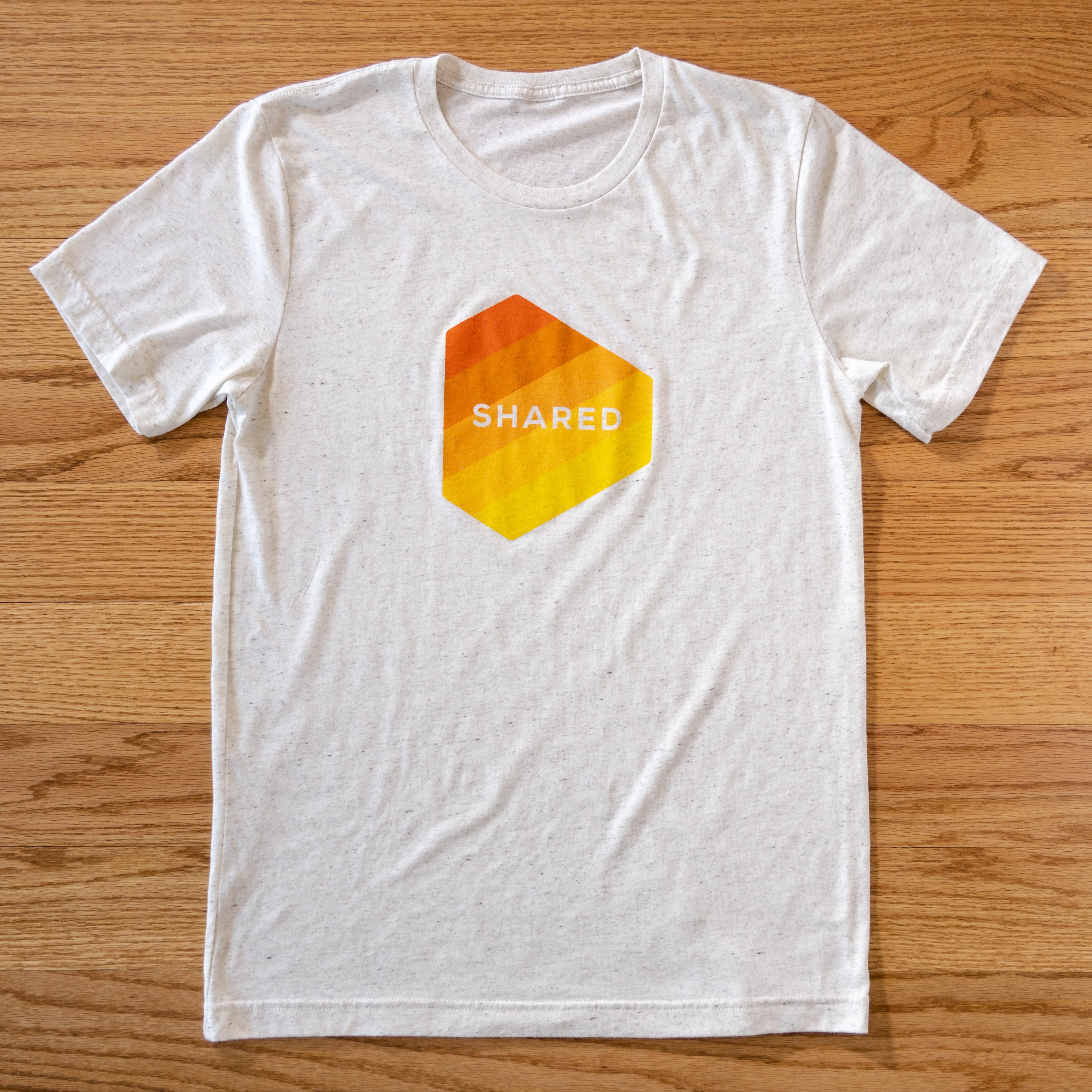 Shared Gradient Logo T-Shirt - Oatmeal 2X-Large