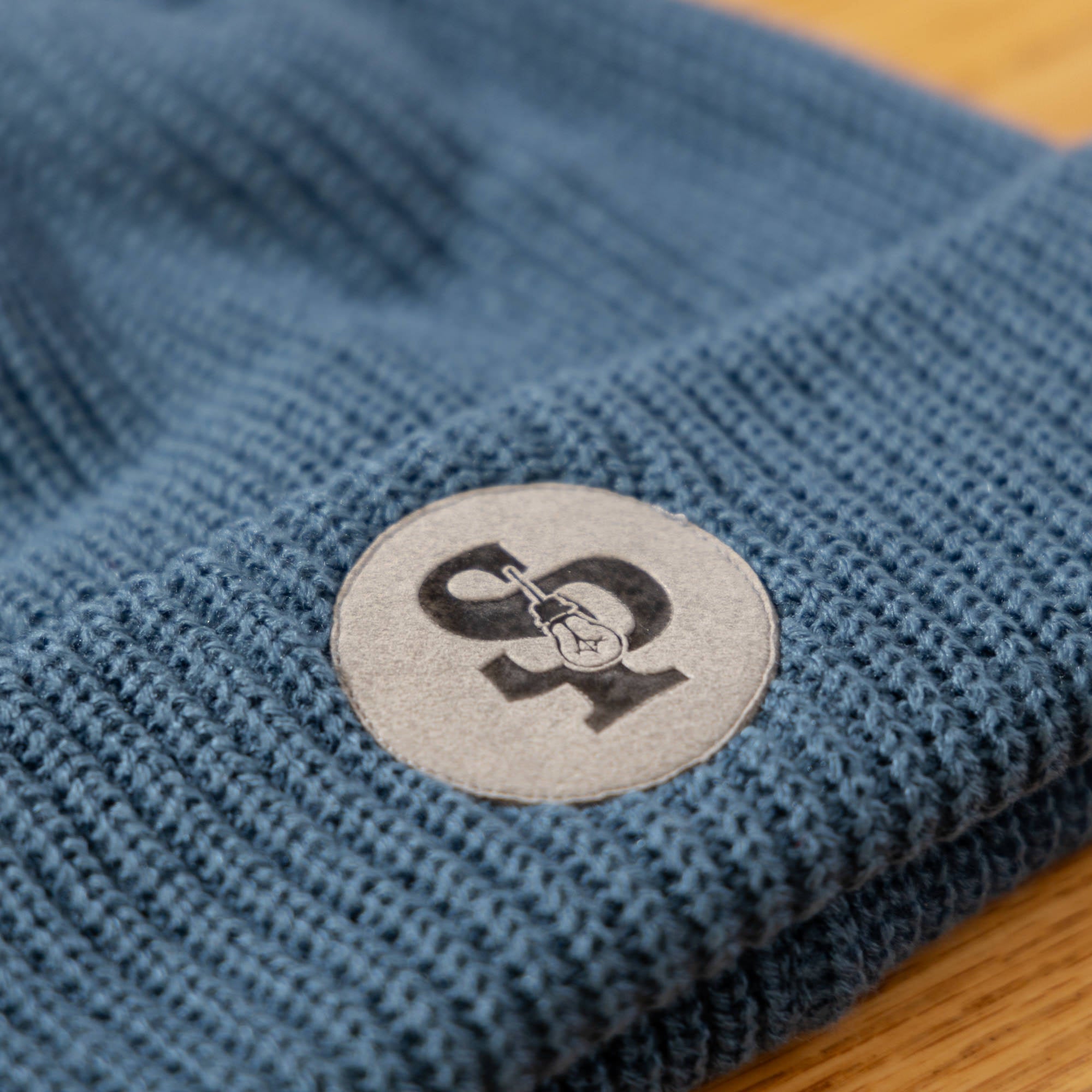 Side Project Slate Blue Beanie
