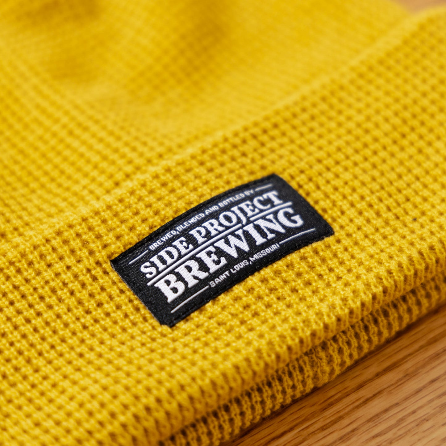 Block Logo Beanie - Mustard