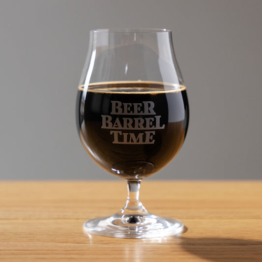 Two-pack:  Beer : Barrel : Time Glassware