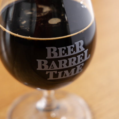 Two-pack:  Beer : Barrel : Time Glassware
