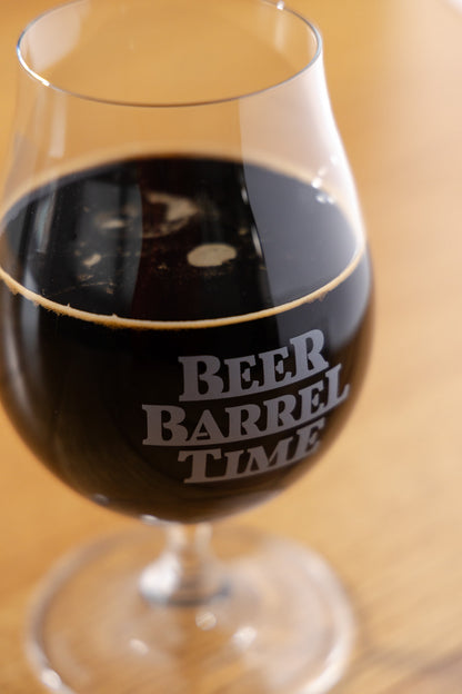 Two-pack:  Beer : Barrel : Time Glassware