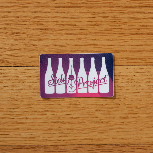 Pink & Purple Bottle Lineup Sticker