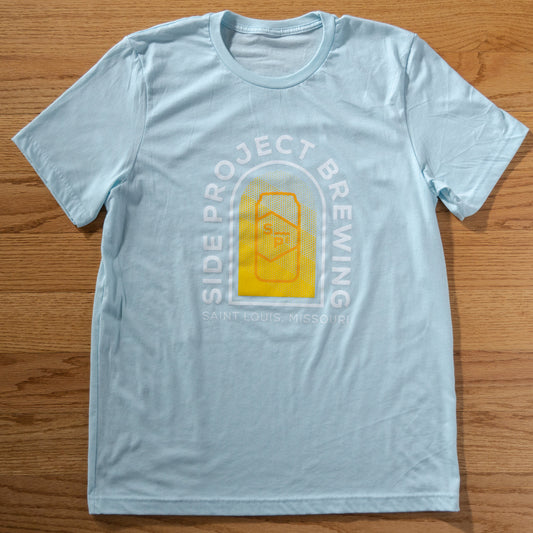 Arch Logo T-Shirt - Heather Ice Blue