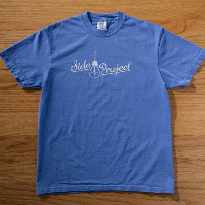 Side Project Logo T-Shirt - Flo Blue