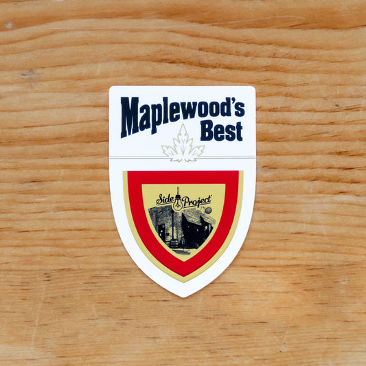 Maplewood's Best Crest Sticker