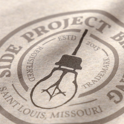 Circle Logo Crewneck - Heathered Latte