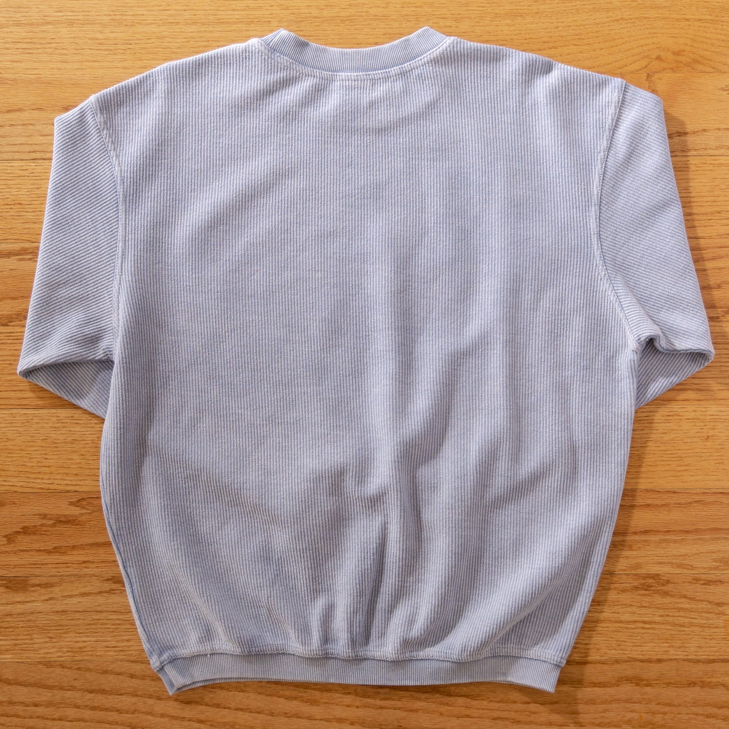 Hop Wreath Script Logo - Faded Denim