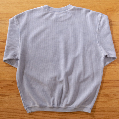Hop Wreath Script Logo - Faded Denim