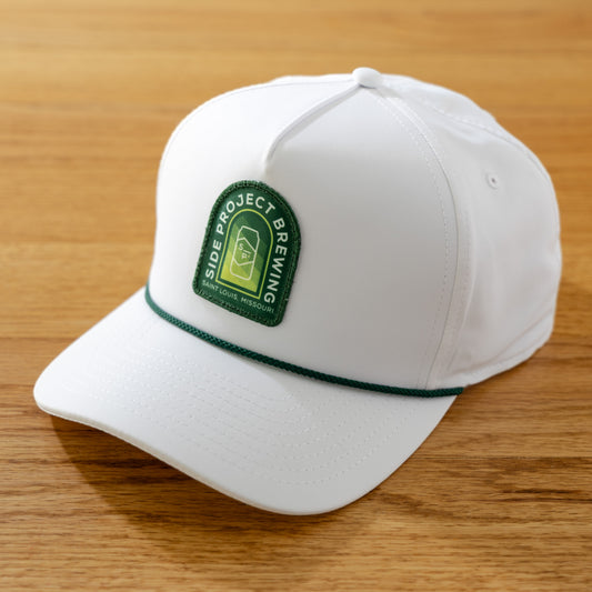 Imperial Wrightson Rope Hat - White / Dark Green