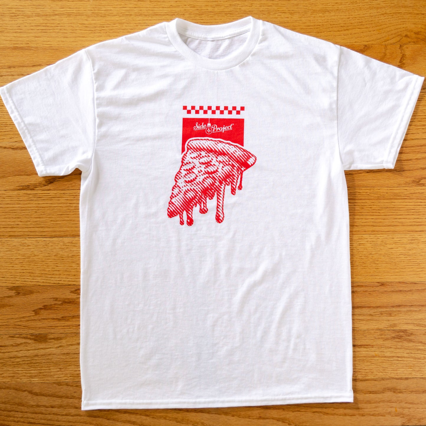 Pizza Drip T-Shirt - White