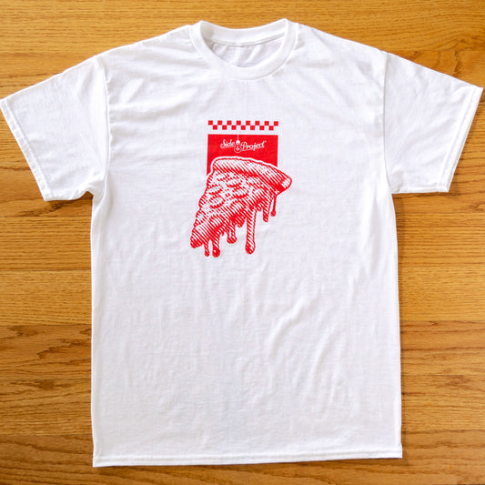 Pizza Drip T-Shirt - White