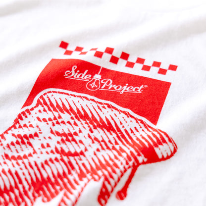 Pizza Drip T-Shirt - White