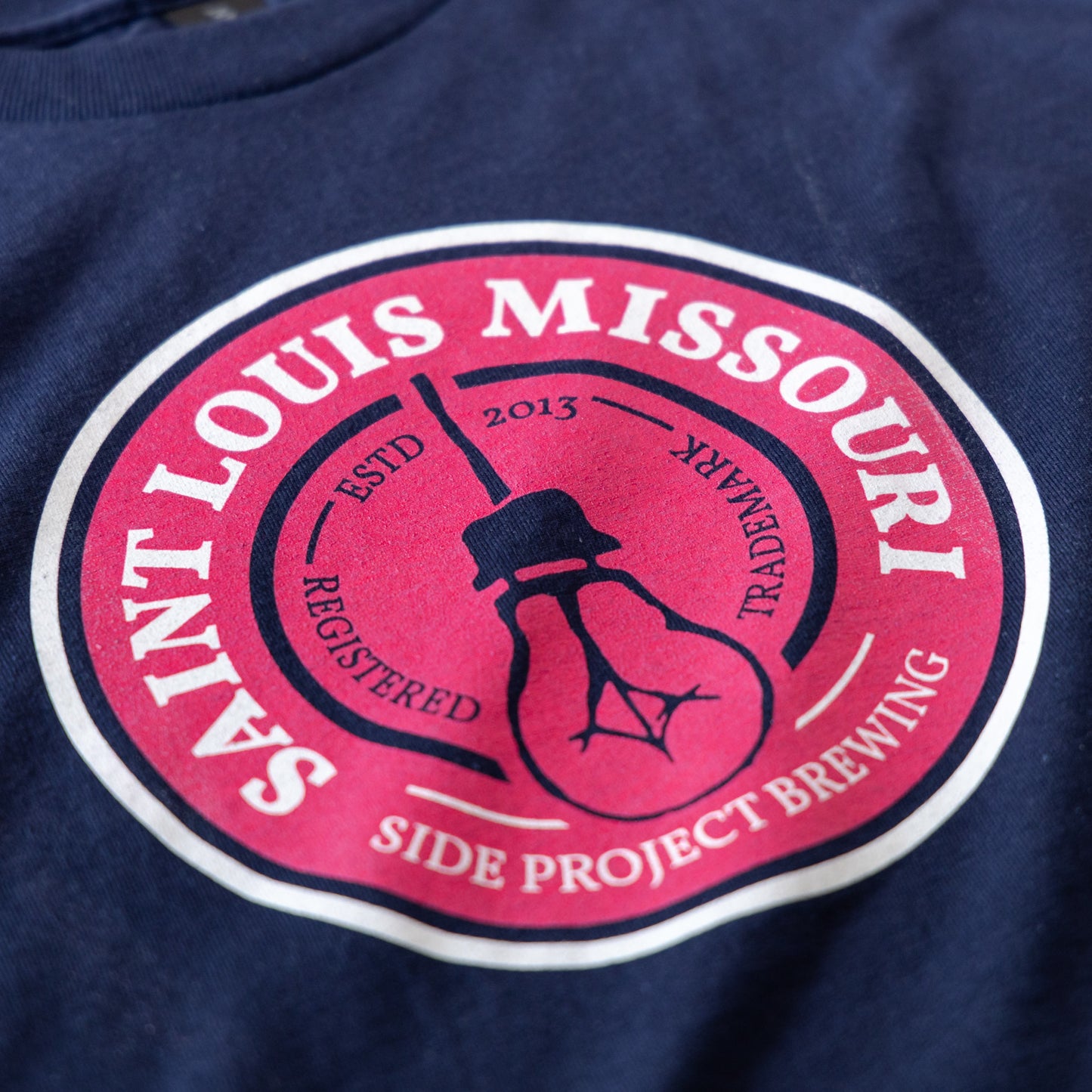 Soccer Circle Logo T-Shirt - Navy