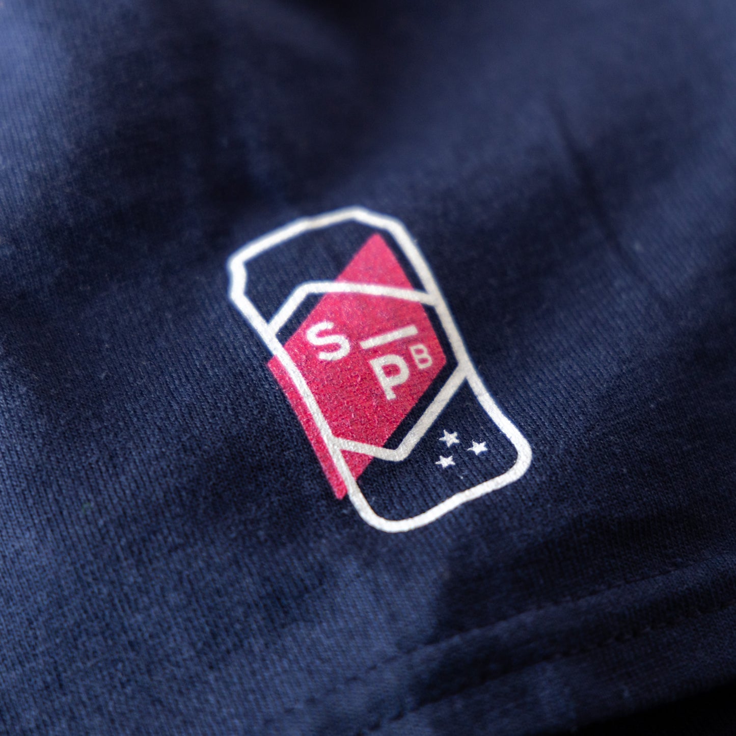 Soccer Circle Logo T-Shirt - Navy