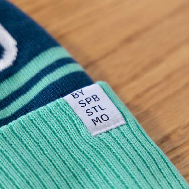 Shared Old School Pom Beanie