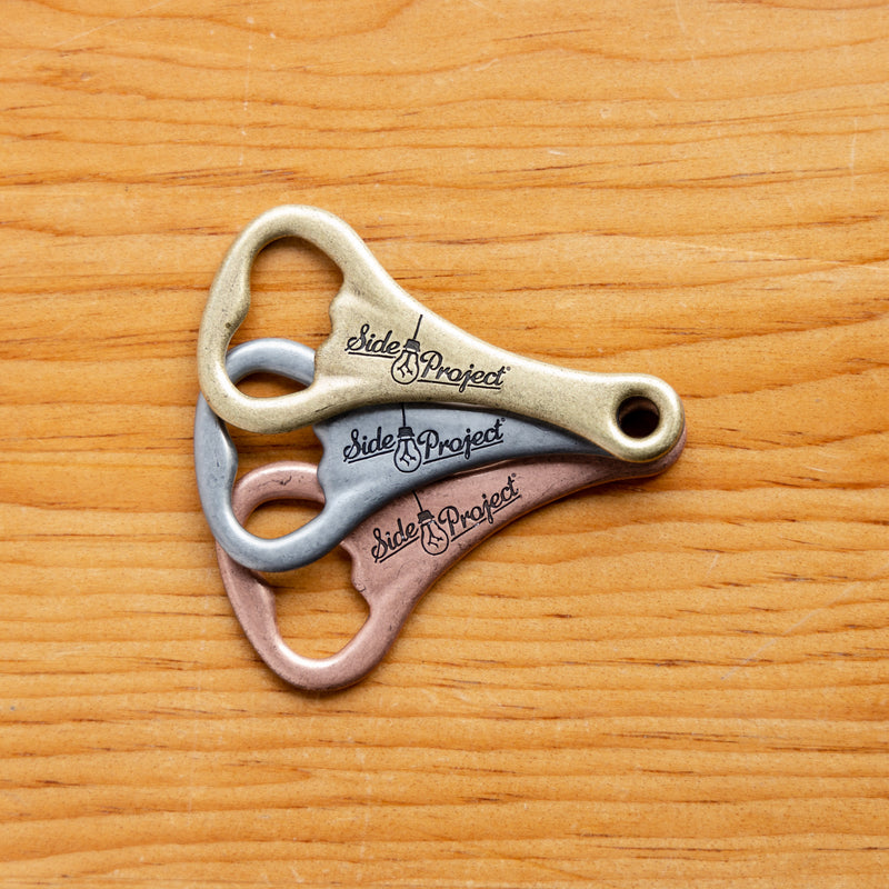 Side Project Metal Keychain Bottle Opener