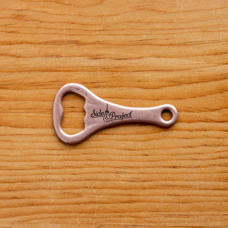 Side Project Metal Keychain Bottle Opener