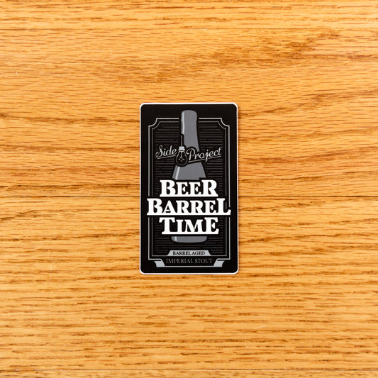 Beer : Barrel : Time Sticker