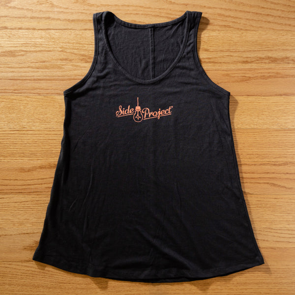 Side Project Logo Tank - Black