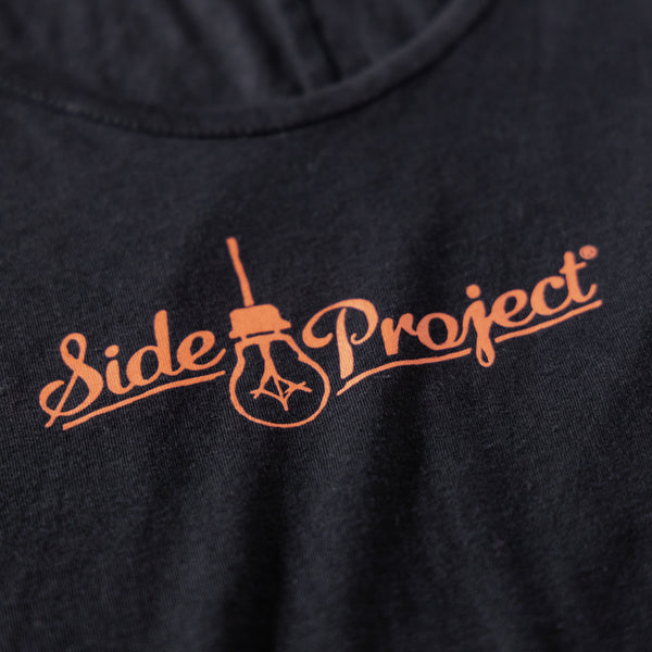 Side Project Logo Tank - Black