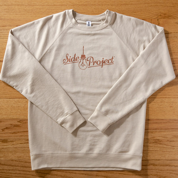 Side Project Logo Crewneck - Sand