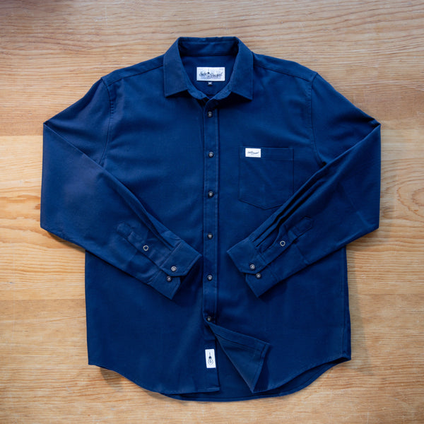 Side Project Flannel Long Sleeve Button Up