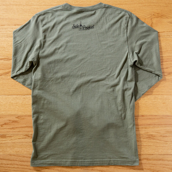 Side Project Long Sleeve T-Shirt - Military Green