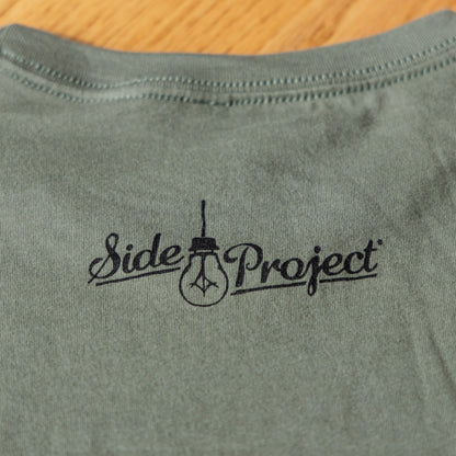 Side Project Long Sleeve T-Shirt - Military Green (XS Only)
