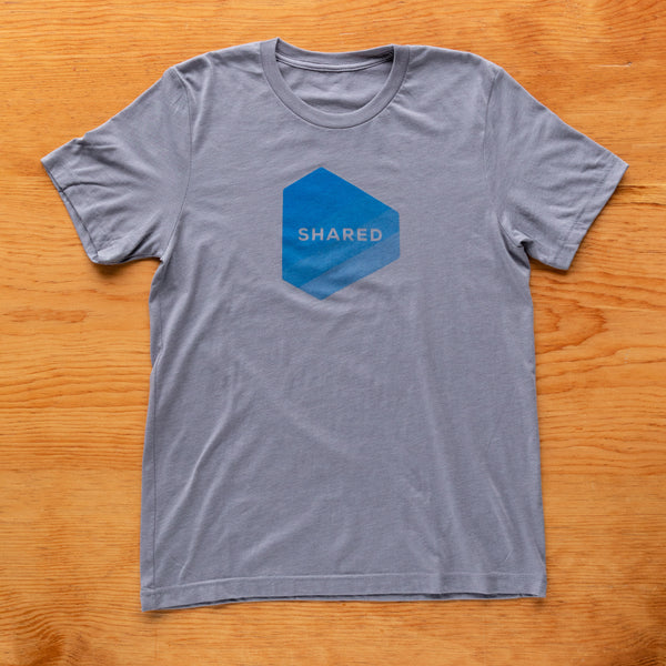 Shared Gradient Grey Logo T-Shirt