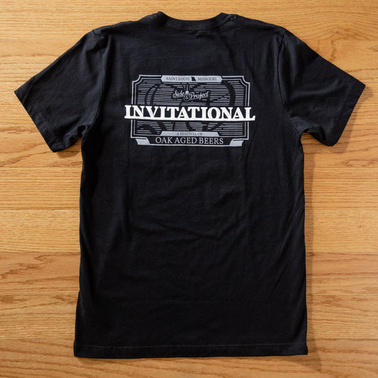 Side Project Invitational 2022 Pocket T-Shirt - Black - Medium Only