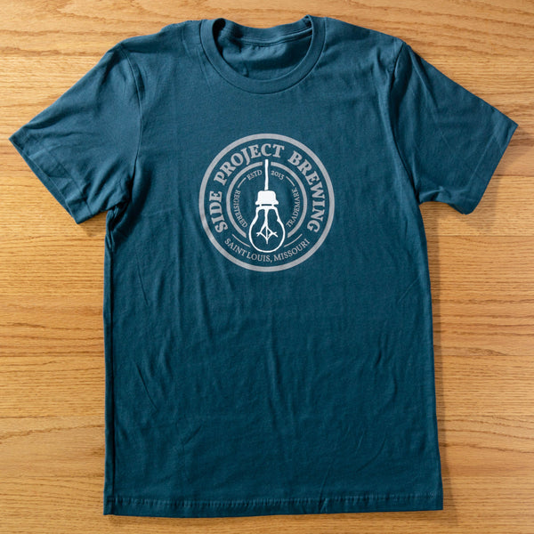 Side Project Circle Logo T-Shirt - Atlantic Green